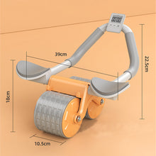 Load image into Gallery viewer, Double Wheel Abdominal Roller With Free Knee Pad Mat

