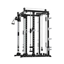 Load image into Gallery viewer, Premium Smith Machine Bundle - 155kg Rubber Weight Plates, Barbell &amp; Bench
