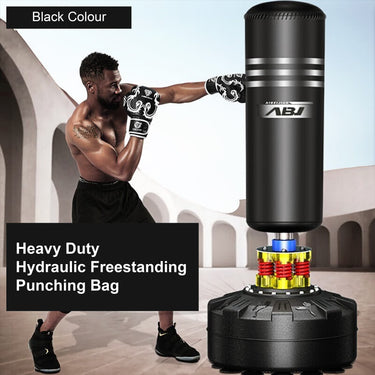 175cm Heavy Duty Hydraulic Freestanding Punching Bag - Oli Joy Sports 