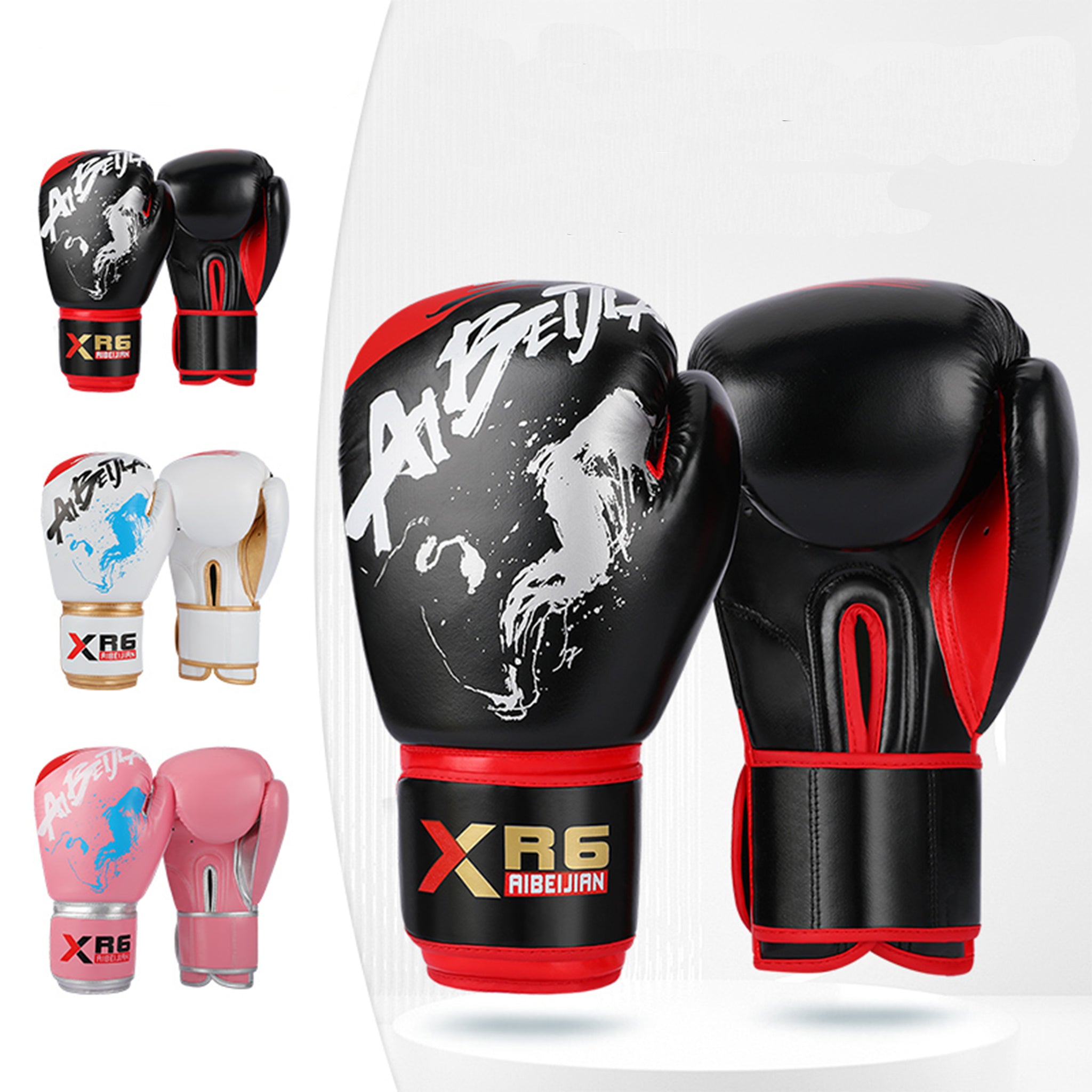 Professional Boxing Gloves 10oz/ 12oz Punching Fighting Competition Gloves - Oli Joy Sports 