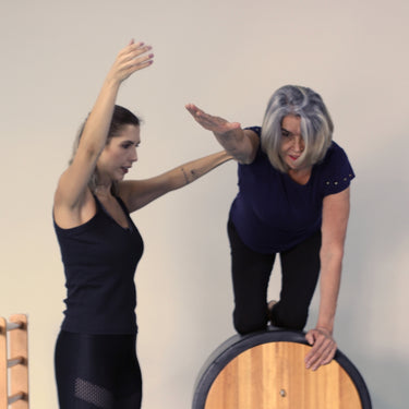 Pilates Ladder Barrel Maple Wood - Oli Joy Sports 