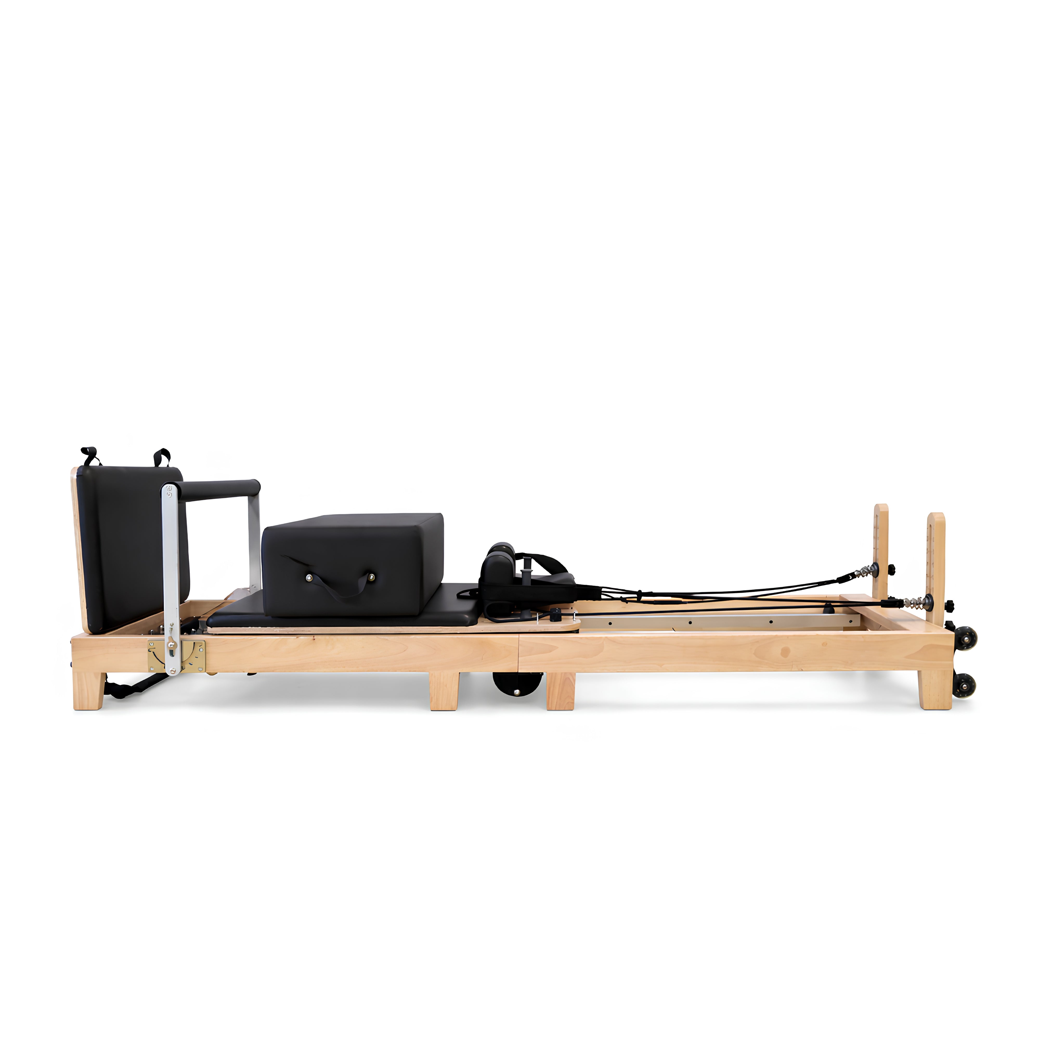 OLI JOY Home Foldable Oak Wood Pilates Reformer