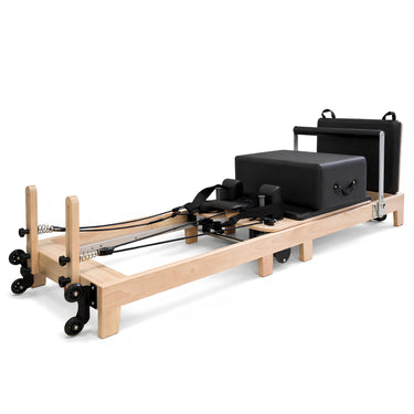 OLI JOY Home Foldable Oak Wood Pilates Reformer