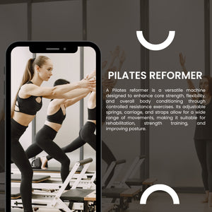 Aluminium Alloy Frame Pilates Reformer Machine