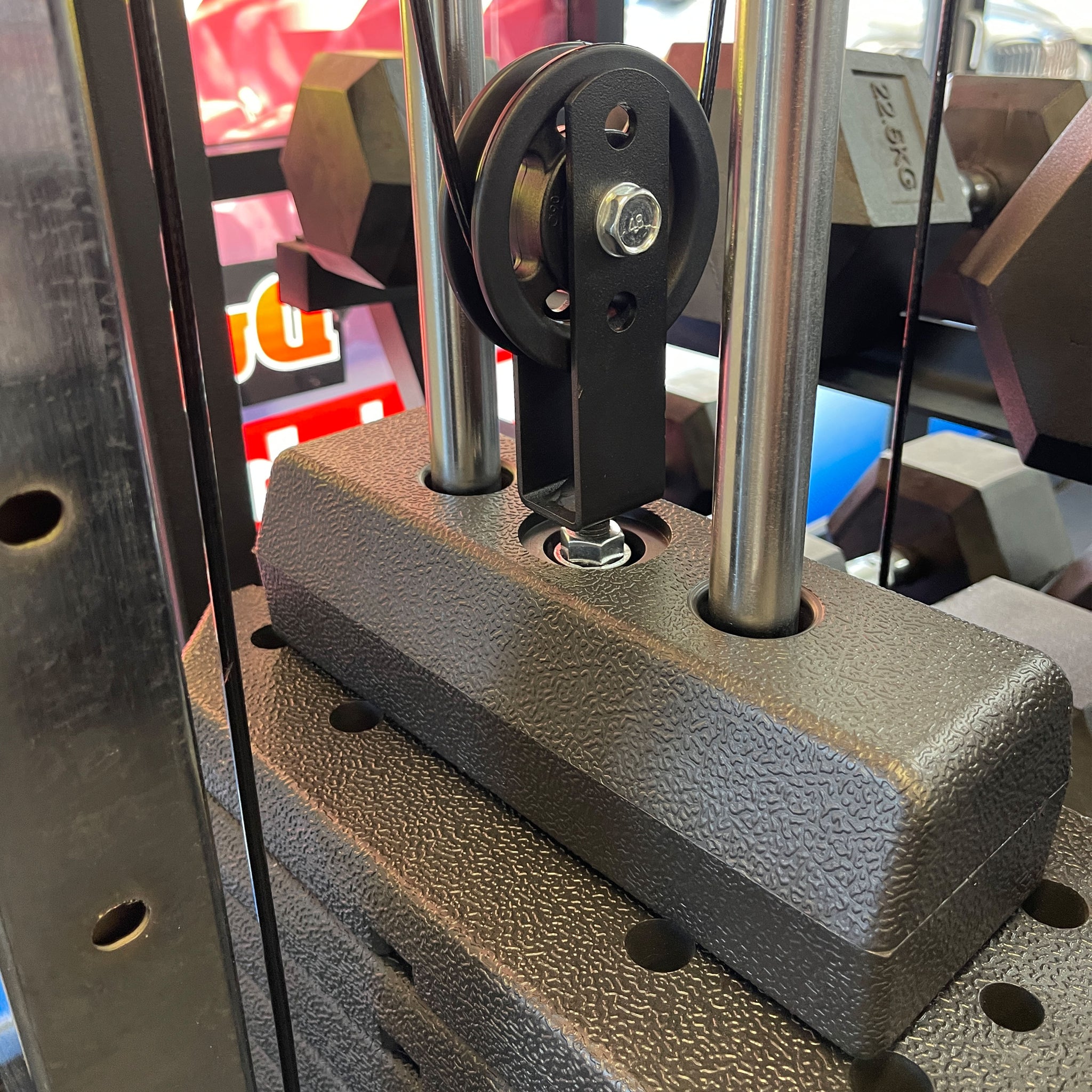 Cable Crossover Machine & Functional Trainer Machine Concrete Fill Weight Stacks Pin Loaded - Oli Joy Sports 