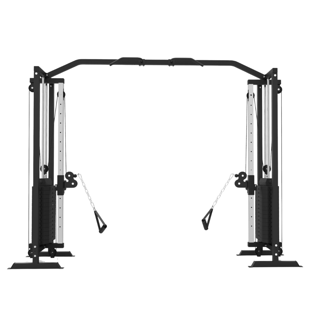 Cable Crossover Machine & Functional Trainer Machine Concrete Fill Weight Stacks Pin Loaded - Oli Joy Sports 