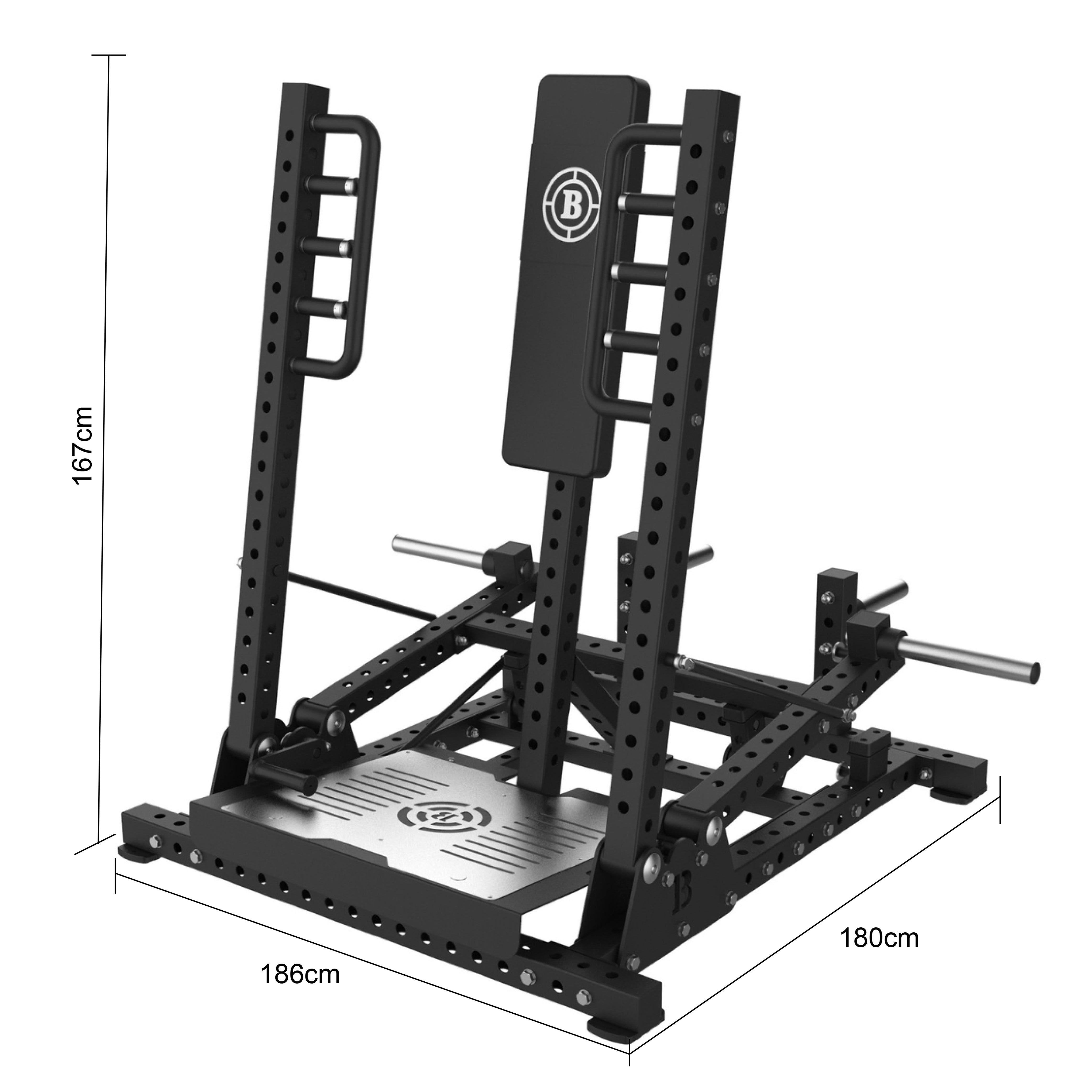 Commercial Standing Chest Press Machine - Oli Joy Sports 