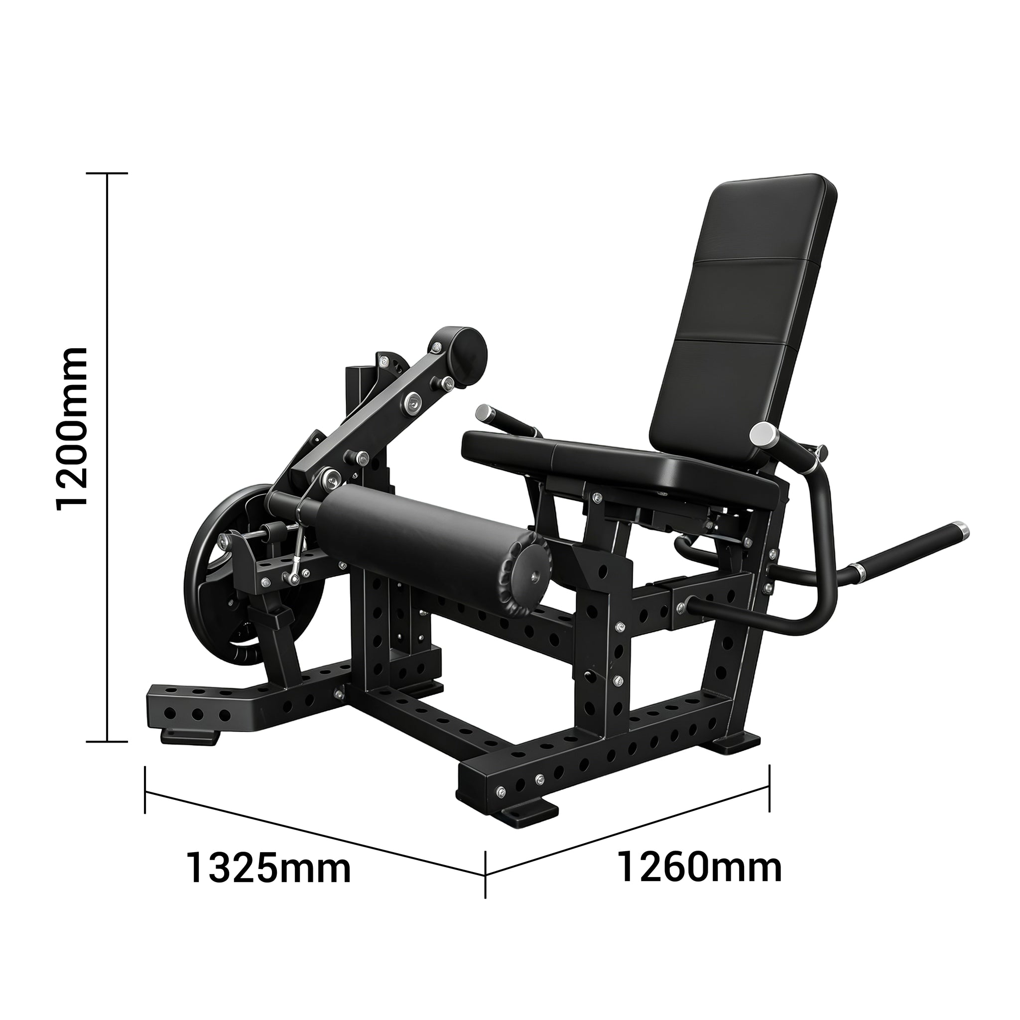 OLI JOY Premium Plate-Loaded Leg Curl & Extension