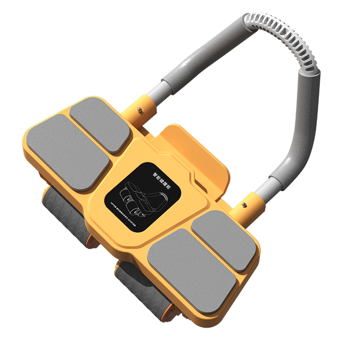 OLI JOY 4-Wheel Automatic Rebound Ab Roller with Elbow Support