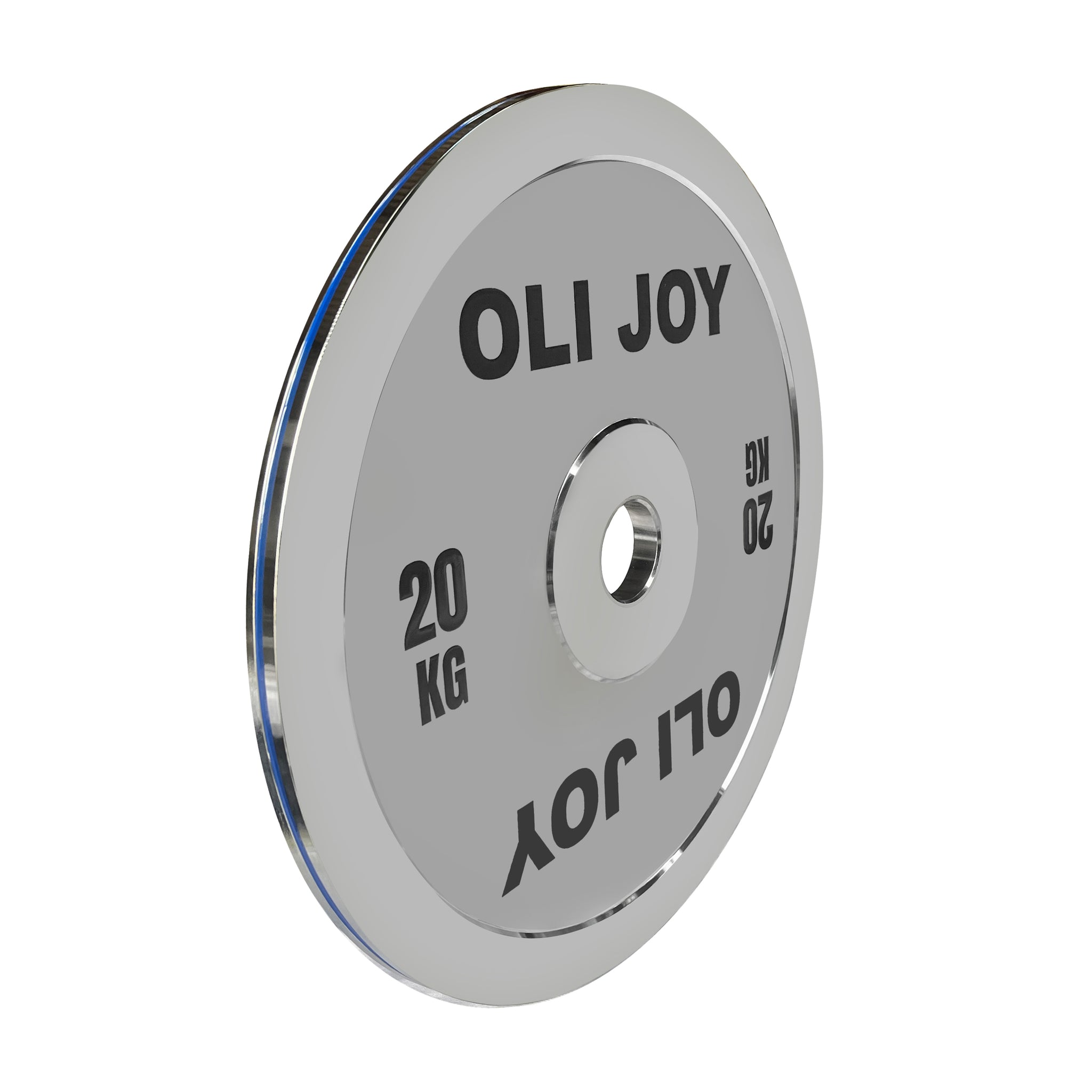 Chrome Steel Olympic Weight Plates 5/10/15/20KG - Oli Joy Sports 