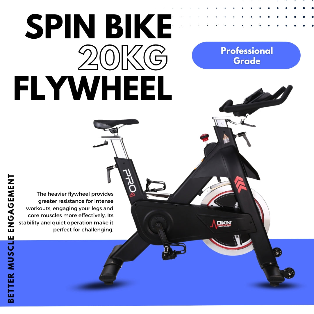 Professional Grade Spin Bike 20KG Flywheel - Oli Joy Sports 