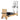 Pilates Reformer with Half Trapeze Oak Wood Frame - Oli Joy Sports 