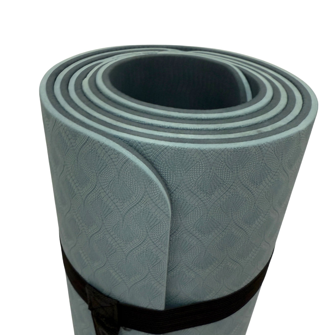 Extra Thick Pilates/Yoga/Gym Mat Alignment Lines (8mm Thickness) - Oli Joy Sports 
