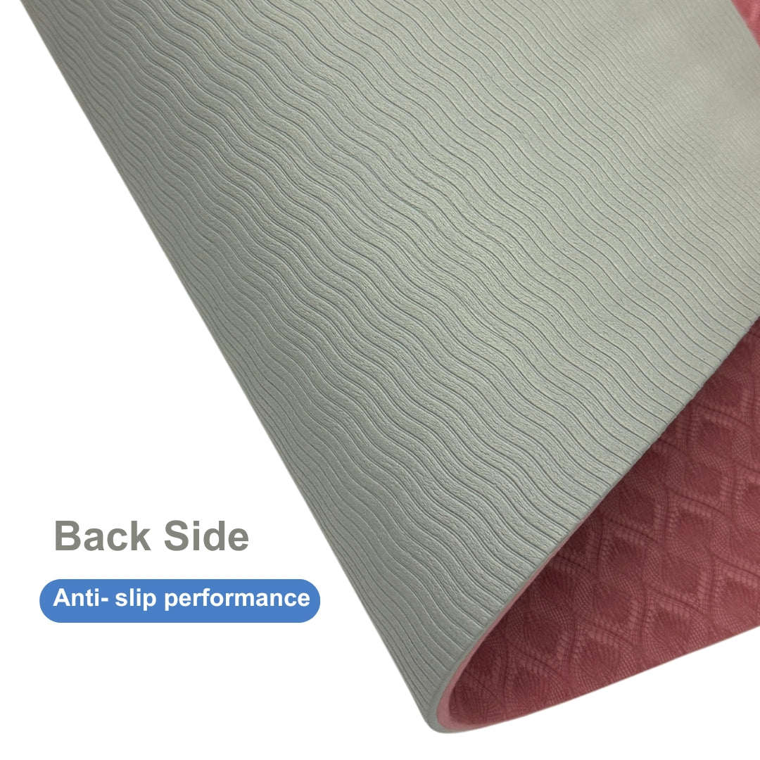 Extra Thick Pilates/Yoga/Gym Mat Alignment Lines (8mm Thickness) - Oli Joy Sports 