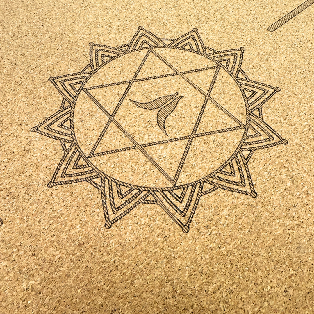 Premiun Cork Yoga Mat (183cmx 66cmx 0.4cm) Natural Cork - Oli Joy Sports 
