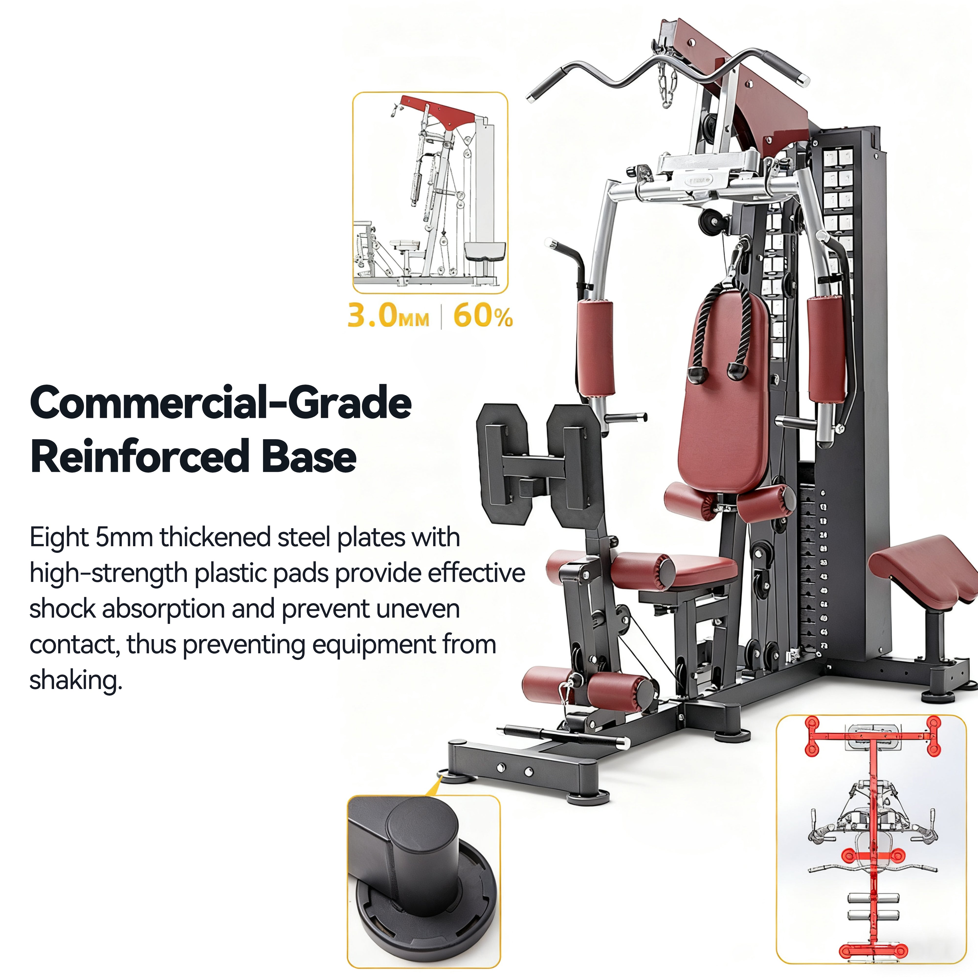 Multi-Functional-Station – Pin Loaded Spin Bike Cardio Bundle