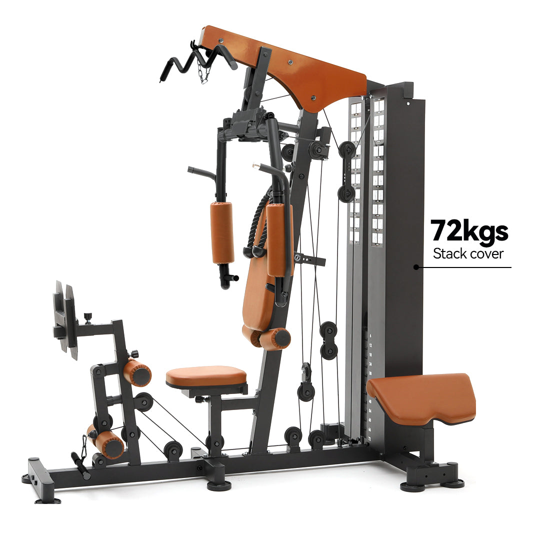 Multi-Functional-Station – Pin Loaded & Magnetic Vertical Stair Climber  Home gym Bundle