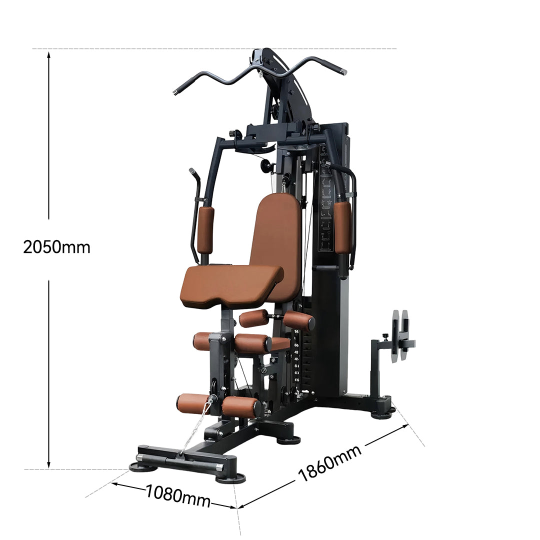 Multi-Functional-Station – Pin Loaded & Magnetic Vertical Stair Climber  Home gym Bundle