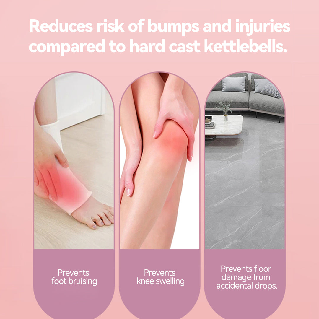 Soft PVC Kettlebell – Floor-Friendly Weight Trainer