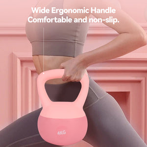 Soft PVC Kettlebell – Floor-Friendly Weight Trainer
