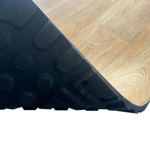 Wood-Grain PVC Yoga Fitness Mat