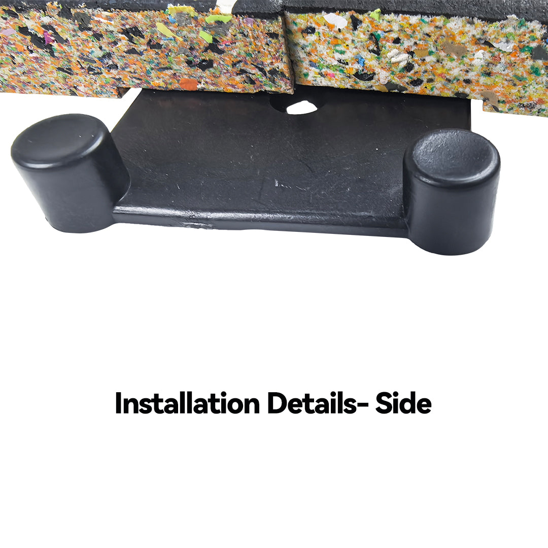 Commercial-Grade Fitness Foam and Granulated rubber + Rubber Shock-Absorbing  Flooring  Certified eco-friendly, odor-free performance Mat