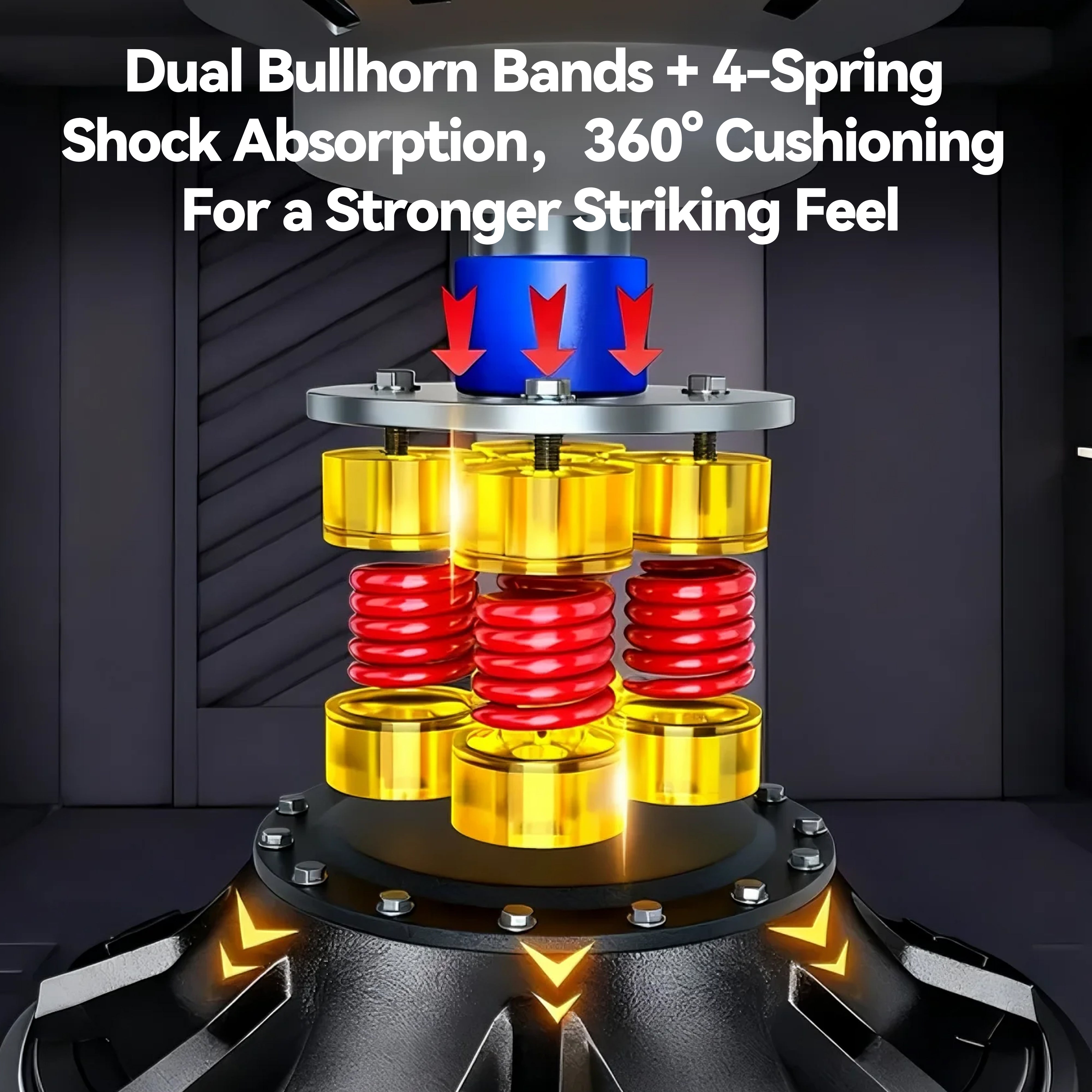 Boxing Speed Trainer 360° Punching Spinning Bar+ Boxing Glove Bundle