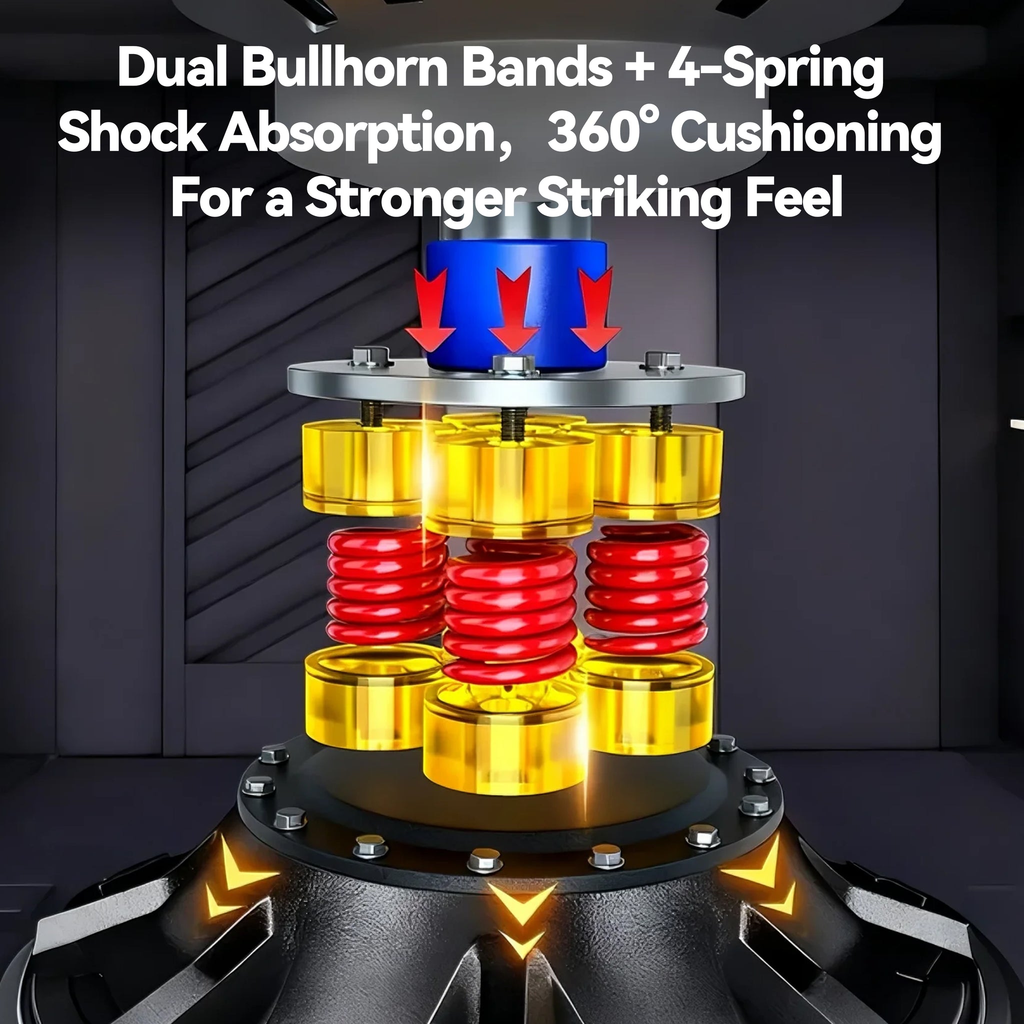 Boxing Speed Trainer 360° Punching Spinning Bar+ Boxing Glove Bundle