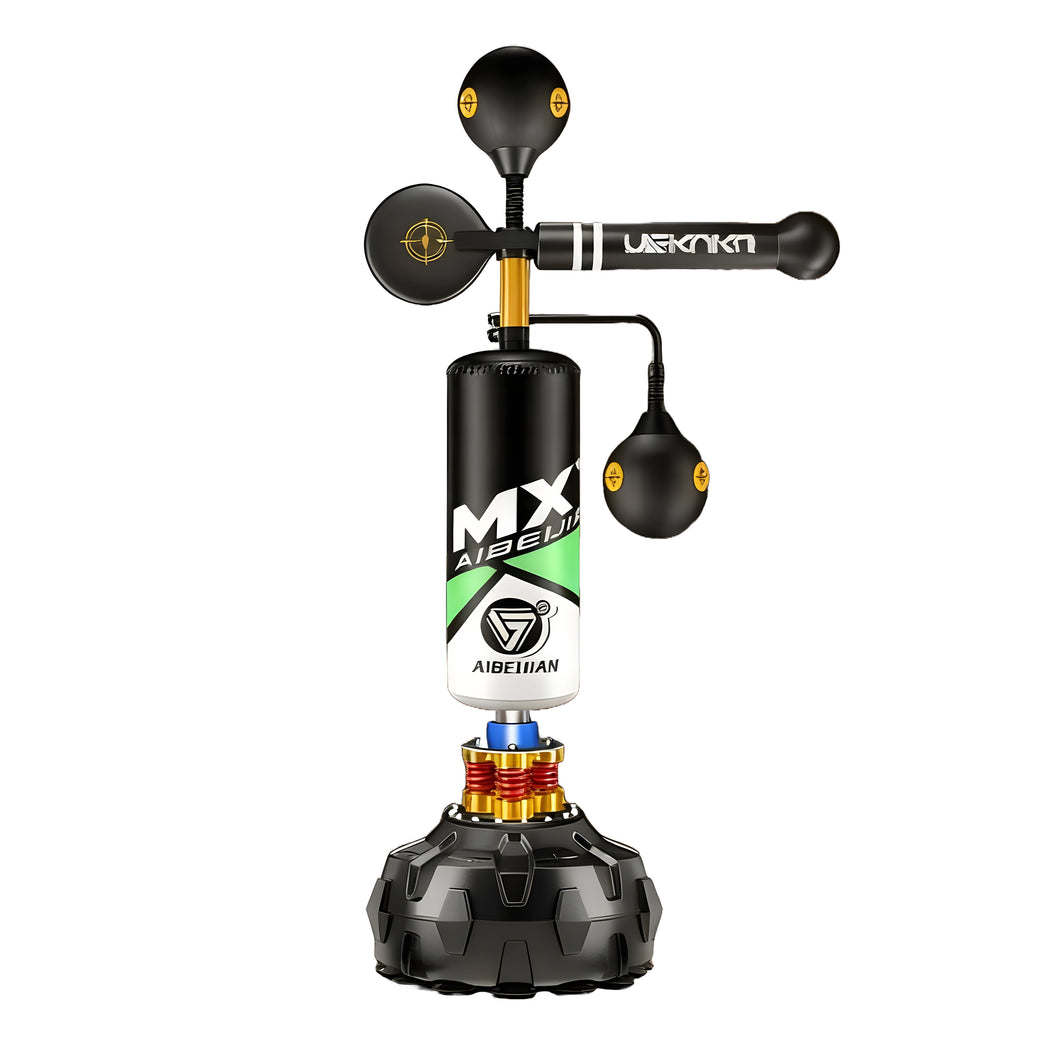 Boxing Speed Trainer 360° Punching Spinning Bar – Free Standing Punching Bag & Heavy Bag Stand