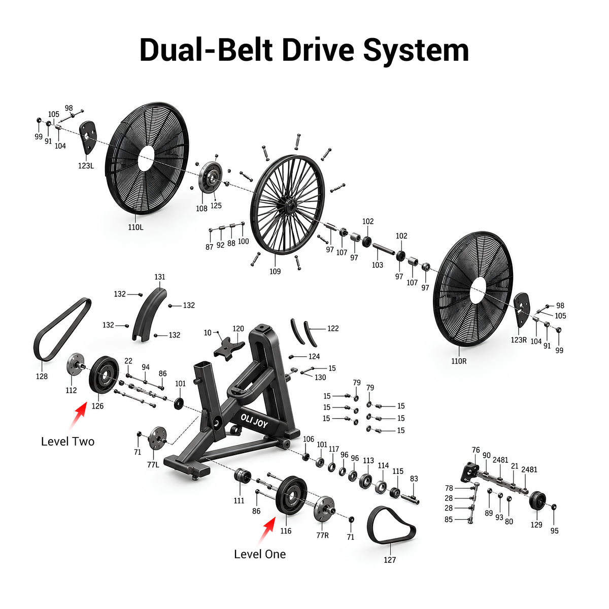 Dual-Belt Drive System
