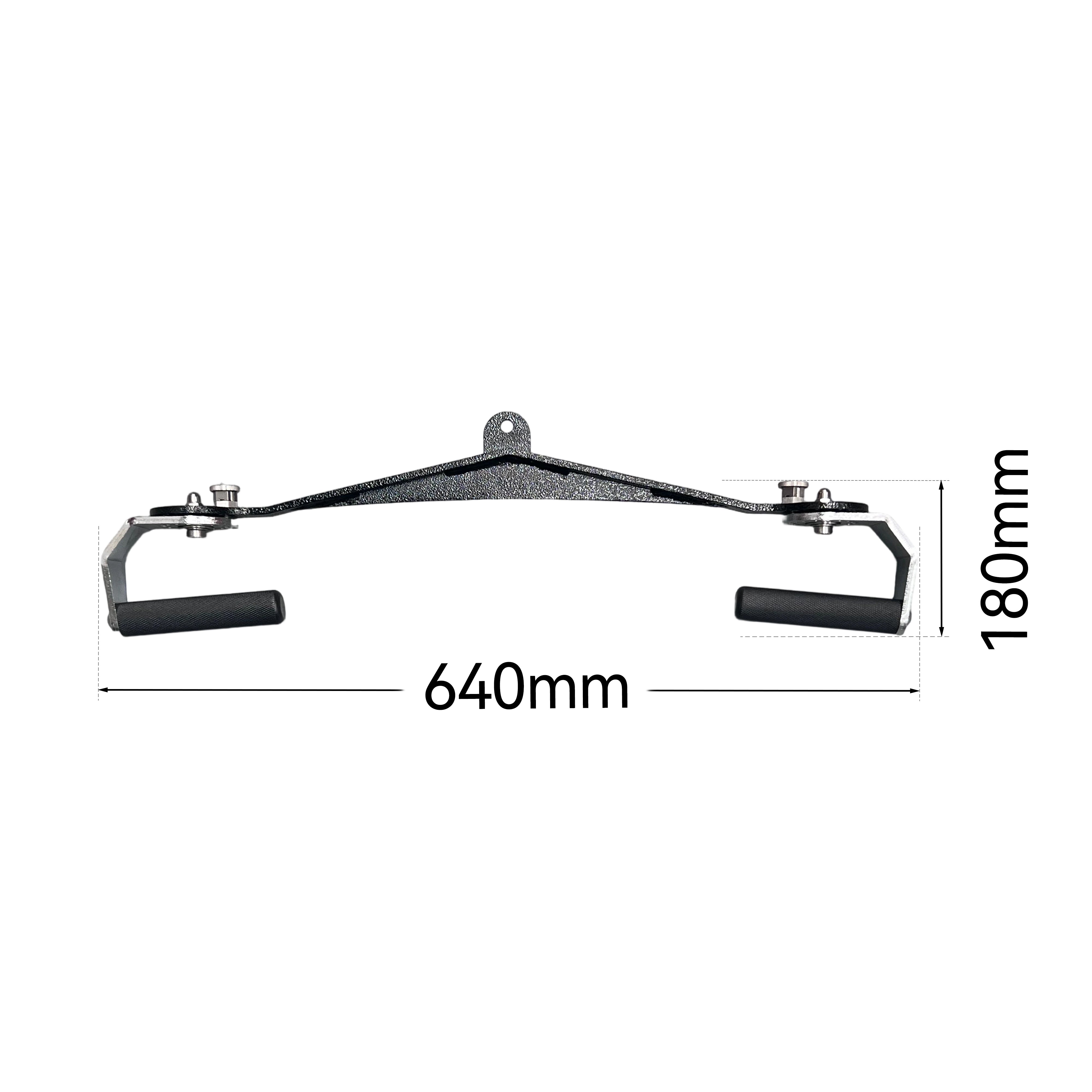 360° Grip Lat Pulldown Bar Grip Handle Set of 3 – Premium Gym Cable Attachment