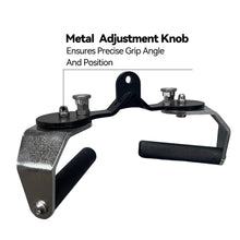 Load image into Gallery viewer, 360° Grip Lat Pulldown Bar Grip Handle Set of 3 – Premium Gym Cable Attachment
