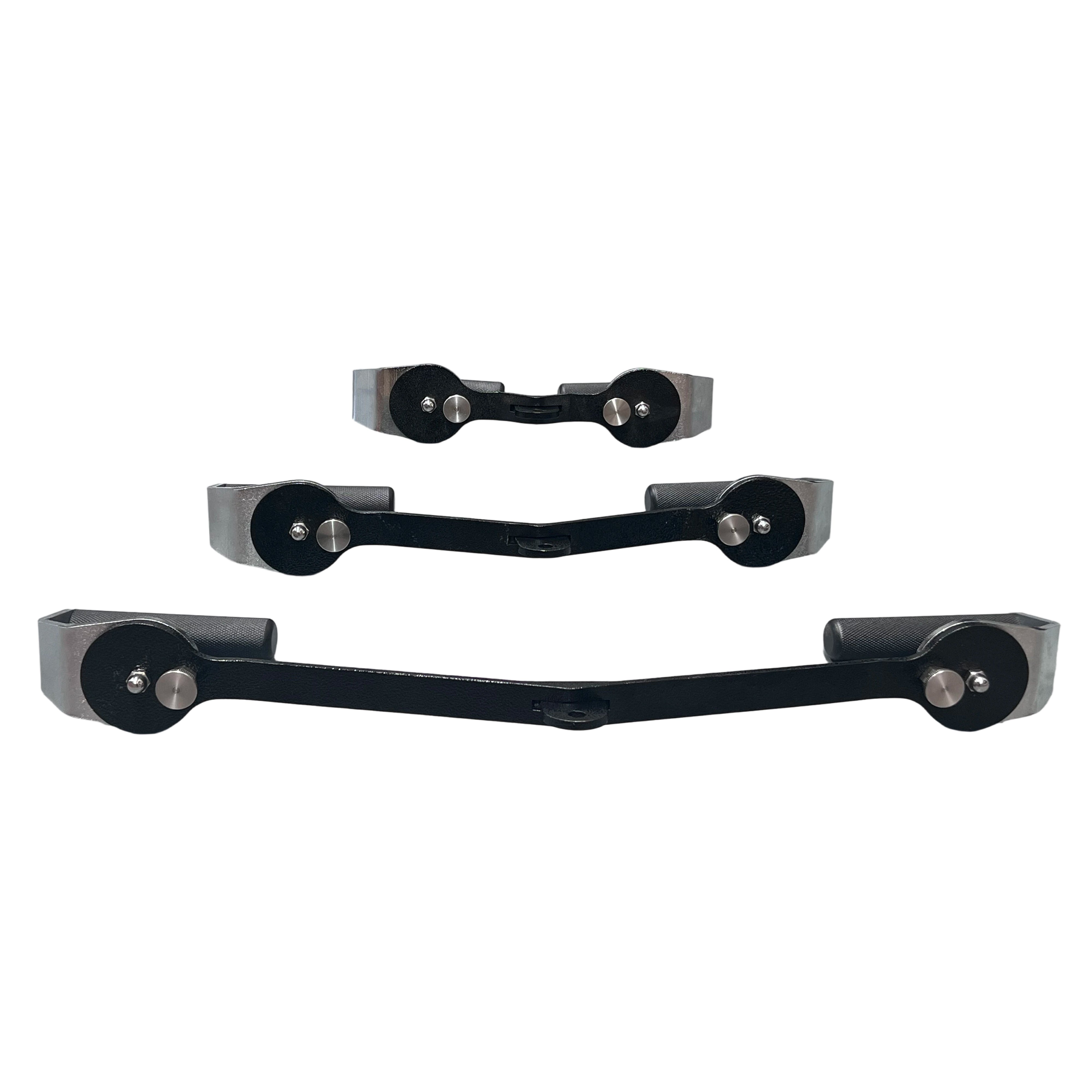 360° Grip Lat Pulldown Bar Grip Handle Set of 3 – Premium Gym Cable Attachment