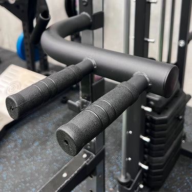 Oli Joy 10-in-1 Smith Machine Power Rack with Smith Machine,300LB Stack, 100KG Bumper Plates & Bench Bundle