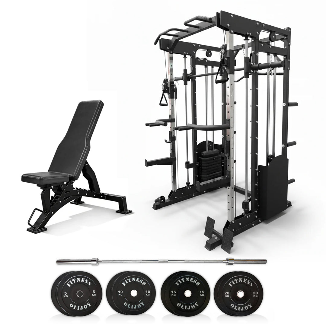 Adjustable incline weight bench for strength training