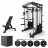 Home gym fitness equipment bundle set