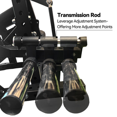 OLI JOY Premium Adjustable Plate Loaded Leg Curl & Extension Machine