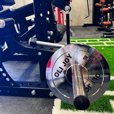 OLI JOY Premium Adjustable Plate Loaded Leg Curl & Extension Machine