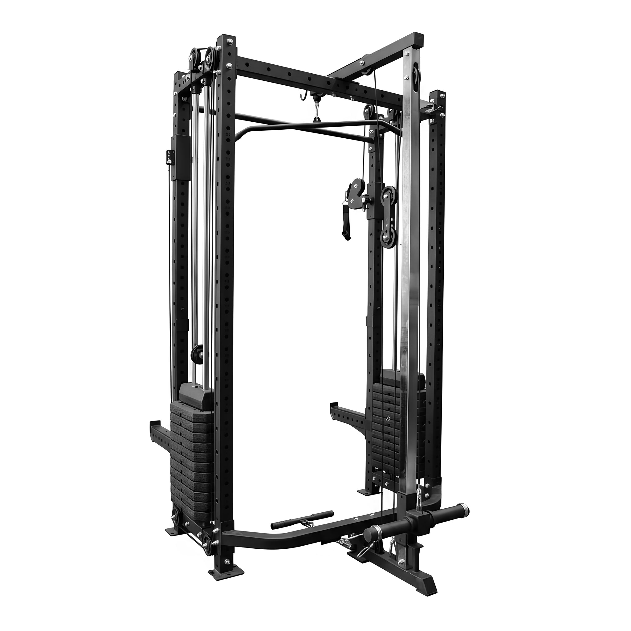 Half-Frame Pin-Loaded Cable Crossover & Lat/Row Machine