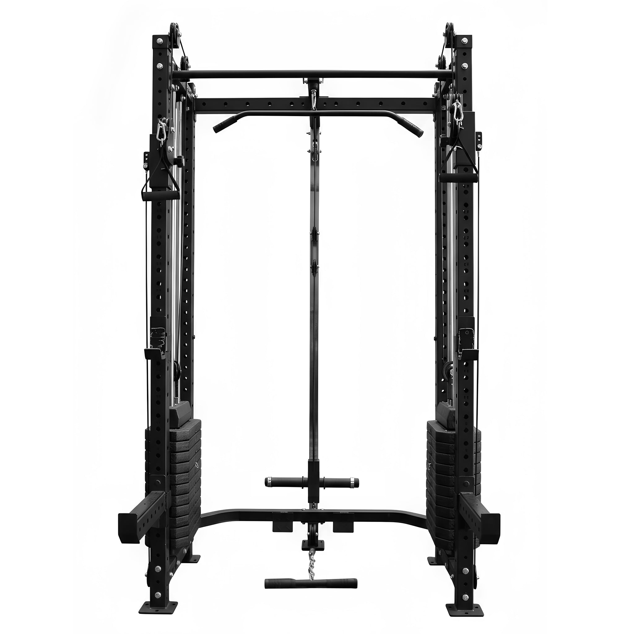 Half-Frame Pin-Loaded Cable Crossover & Lat/Row Machine