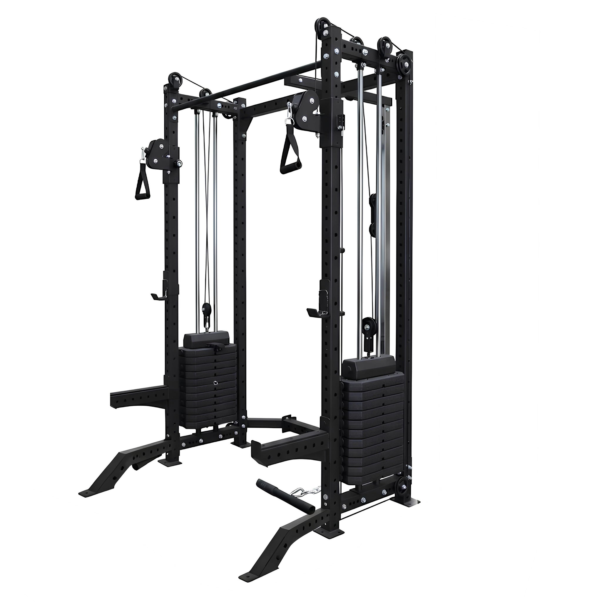 Half-Frame Pin-Loaded Cable Crossover & Lat/Row Machine