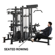 Load image into Gallery viewer, OLIJOY Commercial 4 Station Multi Gym Pin-Loaded System – Full Body Strength Training Machine

