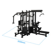 Load image into Gallery viewer, OLIJOY Commercial 4 Station Multi Gym Pin-Loaded System – Full Body Strength Training Machine
