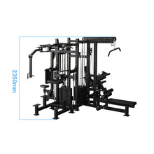 Load image into Gallery viewer, OLIJOY Commercial 4 Station Multi Gym Pin-Loaded System – Full Body Strength Training Machine
