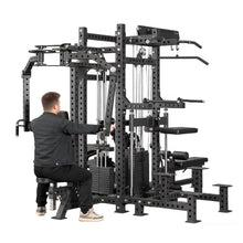 Load image into Gallery viewer, OLIJOY Commercial 4 Station Multi Gym Pin-Loaded System – Full Body Strength Training Machine
