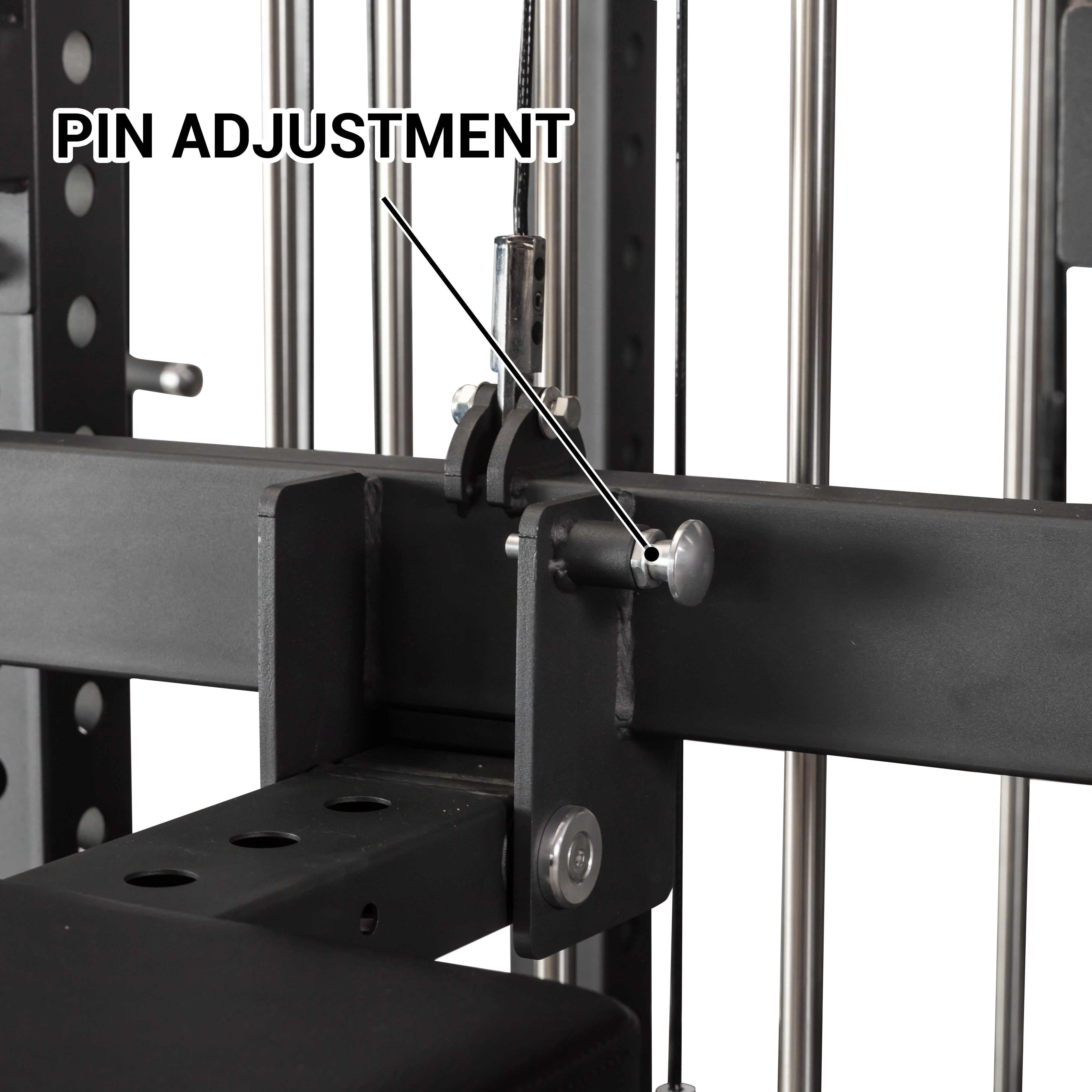OLIJOY Commercial 4 Station Multi Gym Pin-Loaded System – Full Body Strength Training Machine
