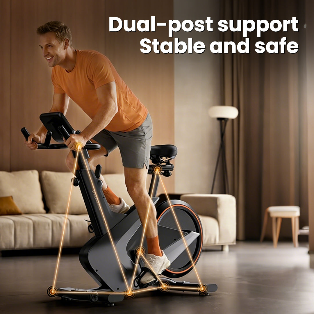 OLI JOY Lite Commercial 18kg Flywheel Magnetic Spin Bike