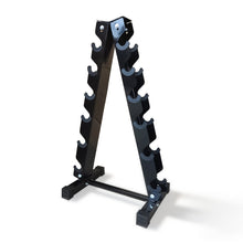 Load image into Gallery viewer, 2.5kg to 17.5g Hex Dumbbell &amp; Storage Rack Bundle (6 pairs - 110kg)
