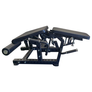 OLI JOY Premium Adjustable Plate Loaded Leg Curl & Extension Machine