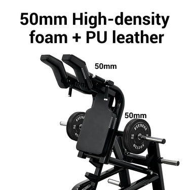 OLI JOY Plate Loaded Hack Squat Machine with Leverage System